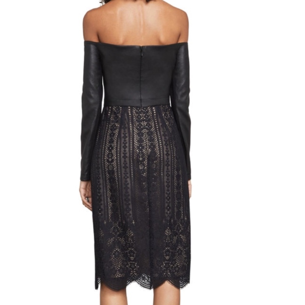 Bcbgmaxazria Off shoulder lace dress NWT - Picture 4 of 7